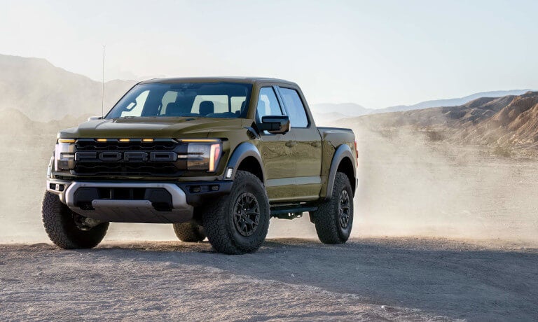 2024 Ford F150 Exterior Parked In Dusty Desert